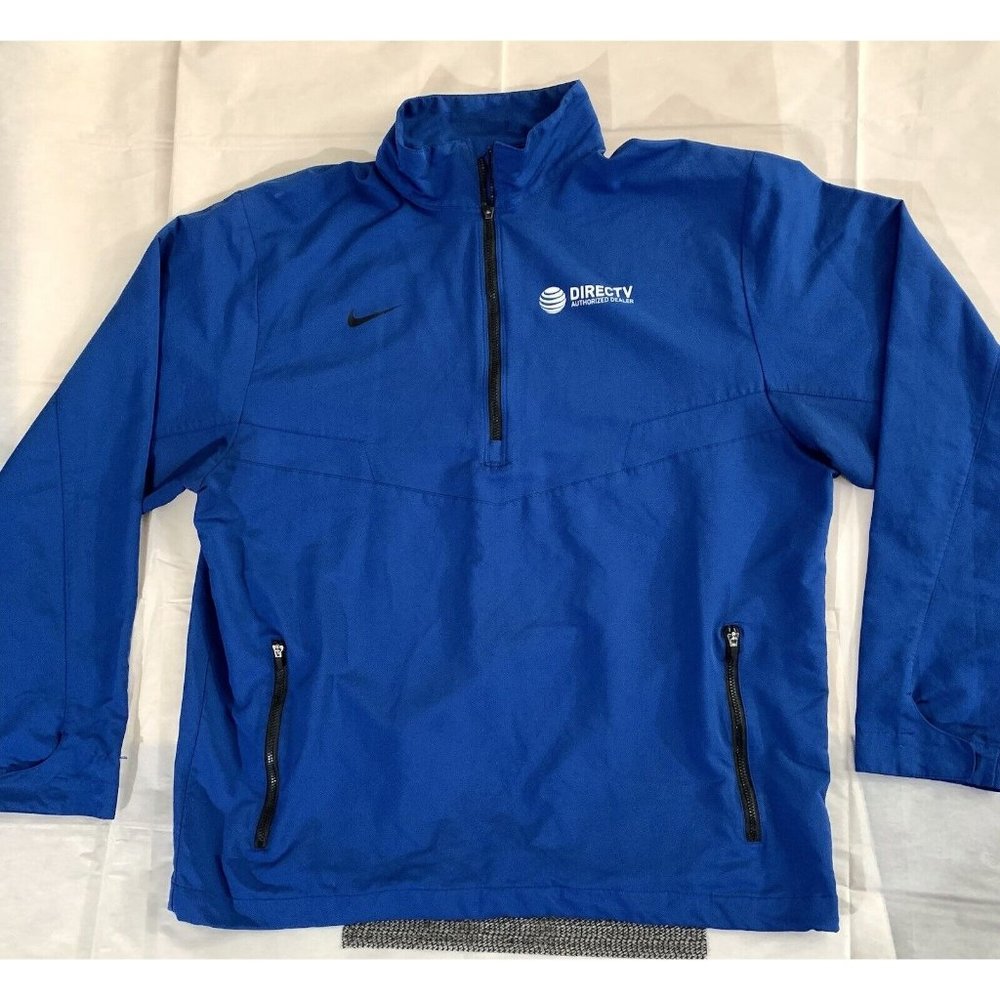Nike Golf Tour Mens Performance Dri-Fit 1/2 Zip Pullover Jacket Size L Men Blue